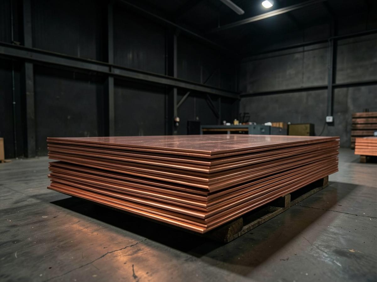 Copper cathode sheets prepared for independent inspection and export